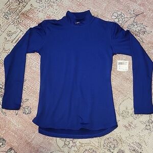 Watson's Blue Stretchy Long Sleeve Base Layer Performance Top - Size S